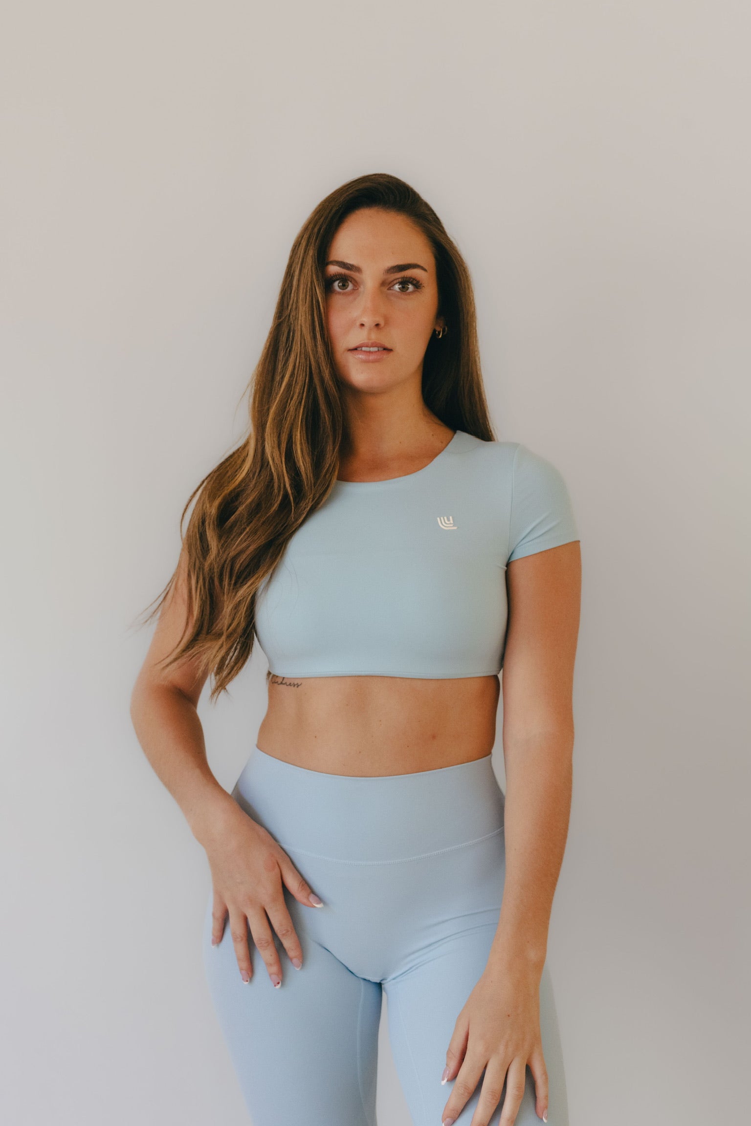 Crop Top BREEZE - Light Blue