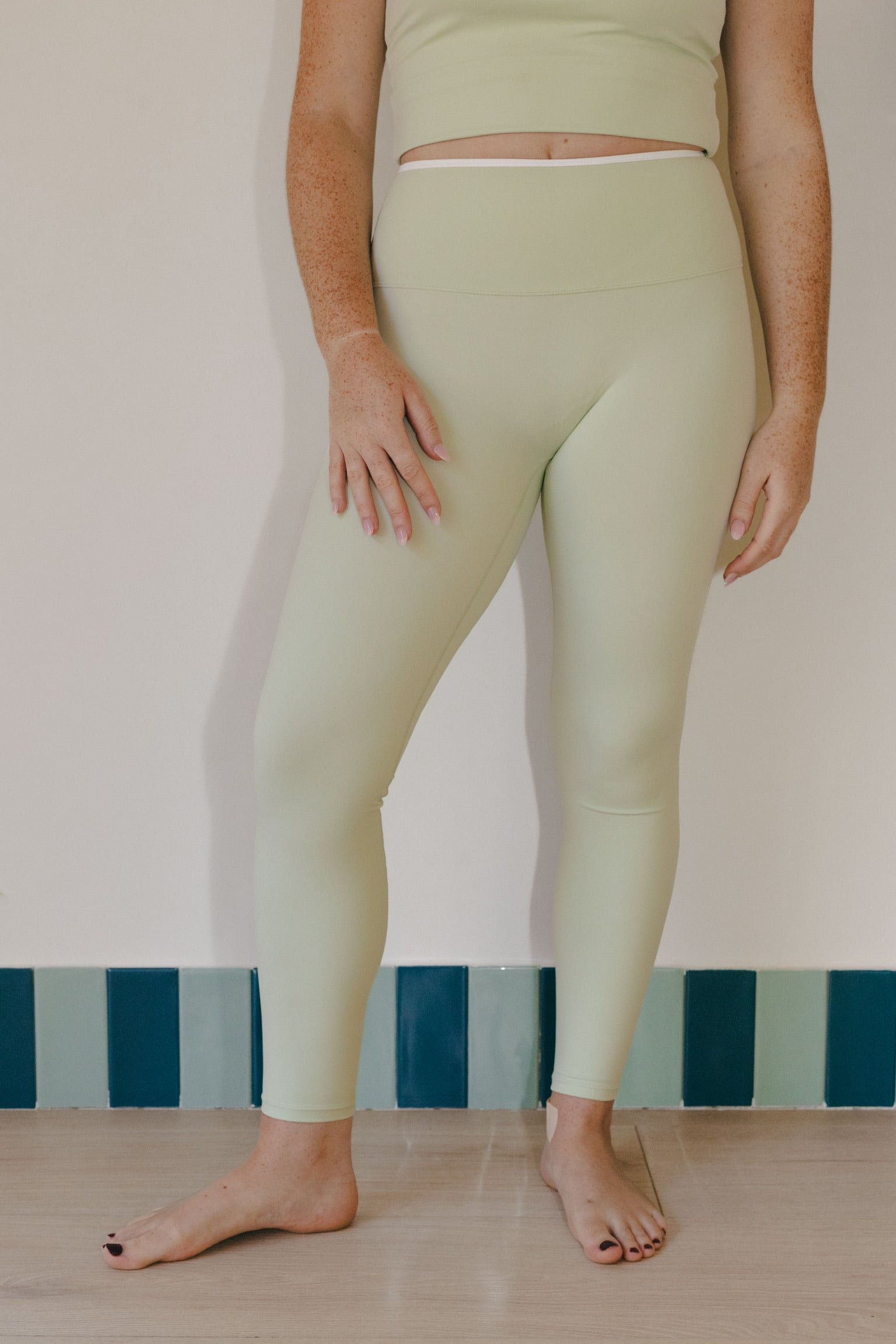 Legging FLOW - Pale green