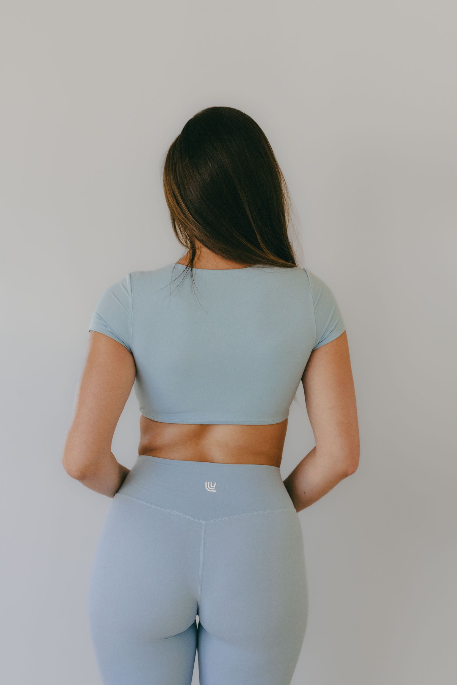 Crop Top BREEZE - Light Blue